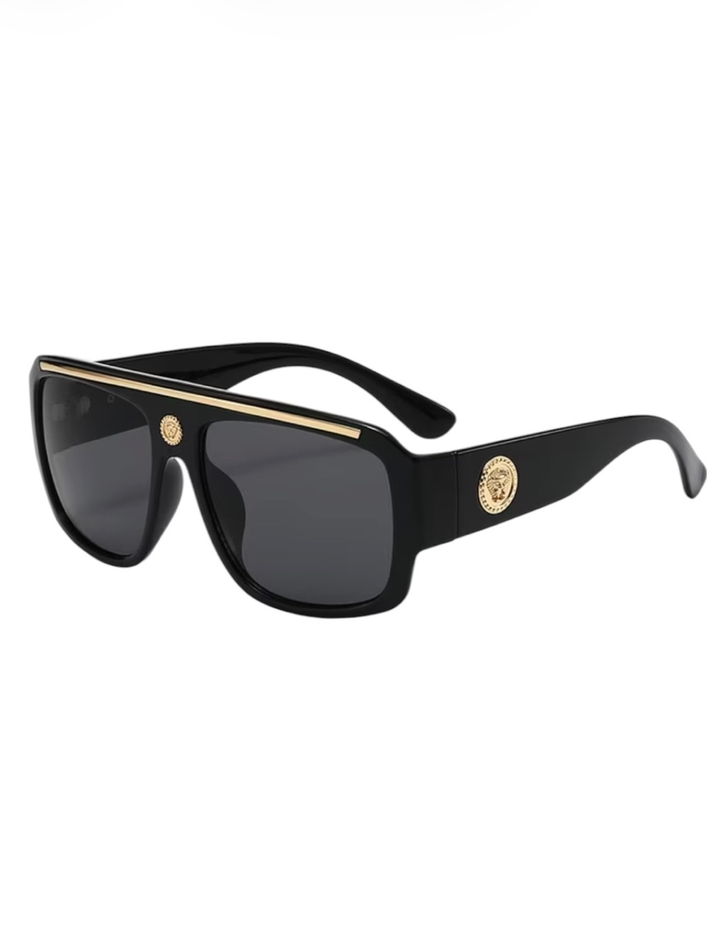 LUXURY LOOK Square Women’s Sun Glasses Eyewear lions head - Picture 8 of 8